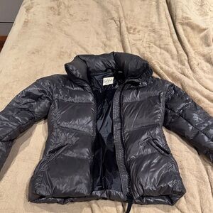 SAM Metallic Gray Puffer Jacket